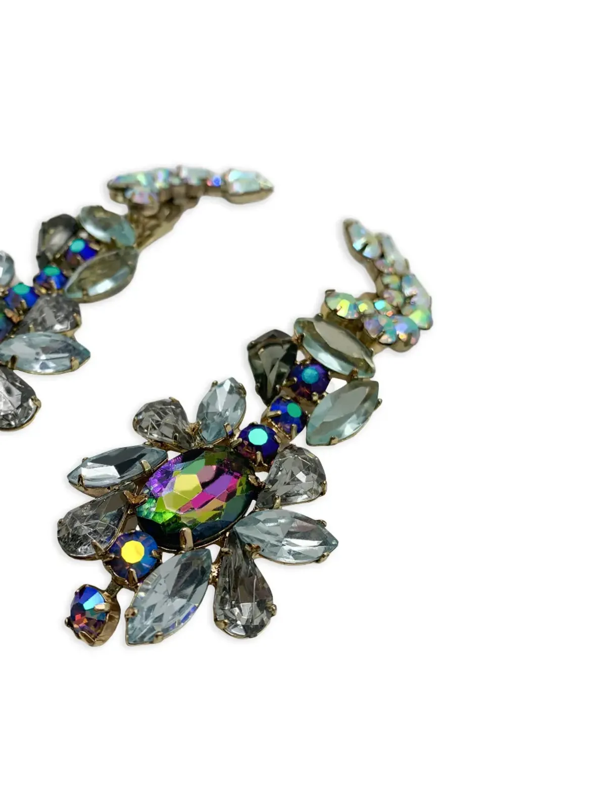 Jennifer Gibson Jewellery クリスタル デイ・ナイト イヤリング - 画像3