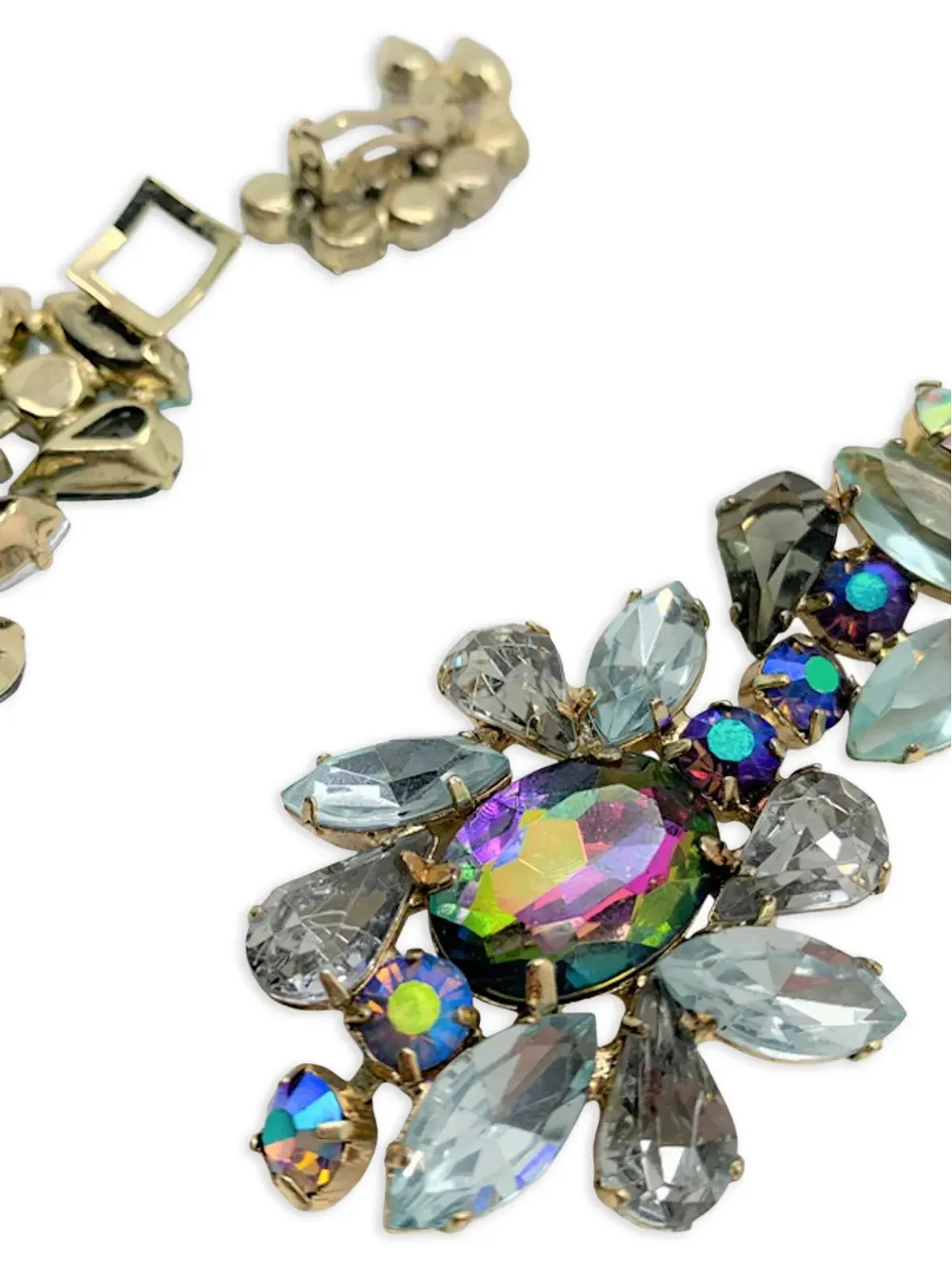 Jennifer Gibson Jewellery クリスタル デイ・ナイト イヤリング - 画像4