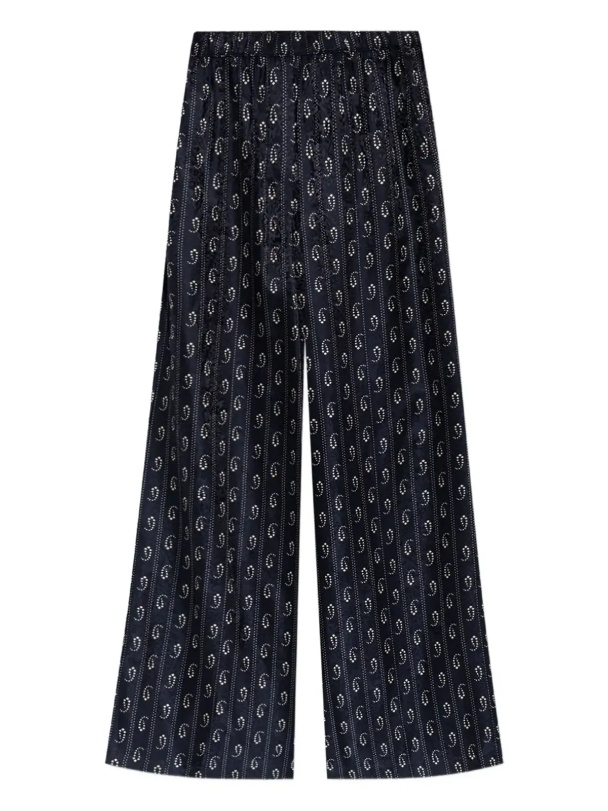 Tory Burch ペイズリープリント ワイドレッグパンツ - 画像1