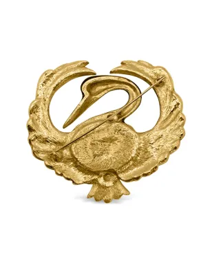 Jennifer Gibson Jewellery 1980s Bird brooch - Gold - サムネイル2