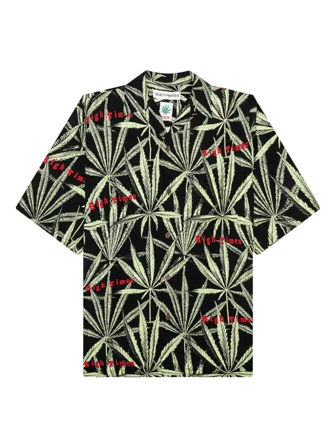 WACKO MARIA WACKO MARIA ハイタイムズ マリファナ葉プリントシャツの商品画像