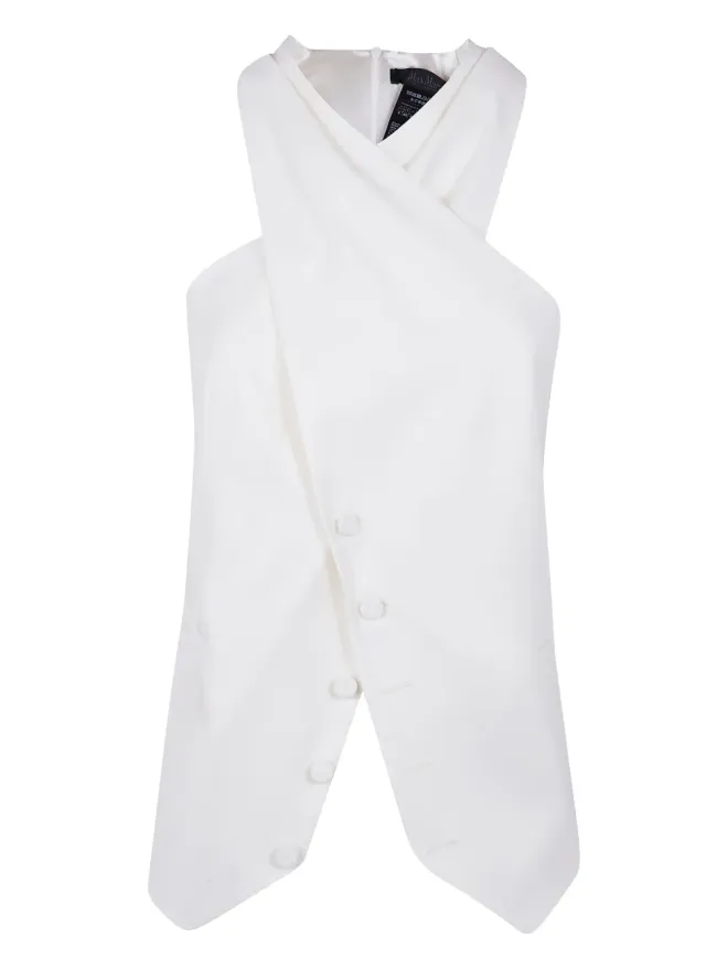 Max Mara Max Mara クロスネック ボタントップの商品画像
