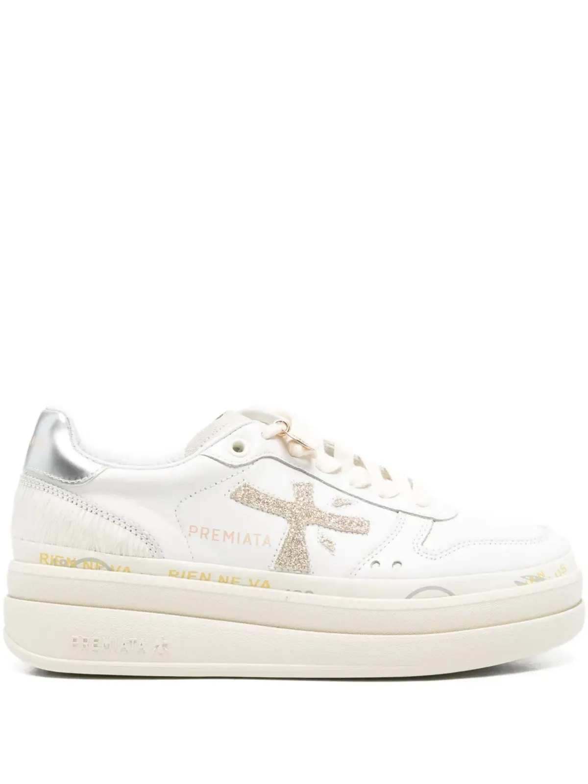 Premiata パネル付きスニーカー - 画像1