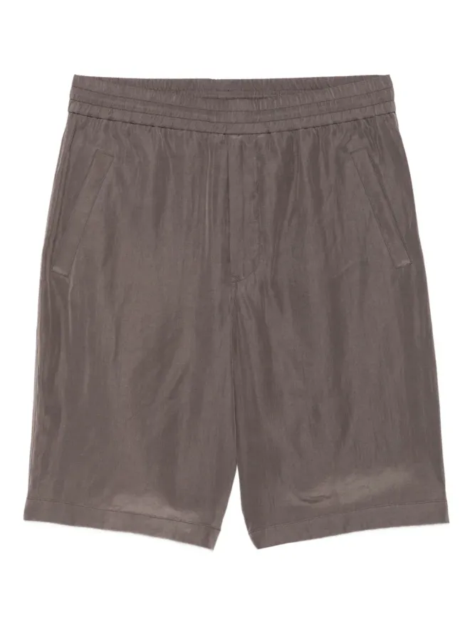 Giorgio Armani Giorgio Armani ウエストゴム付きショートパンツ グレーの商品画像
