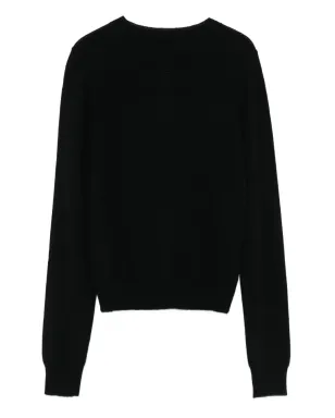 HERSKIND ボタンフロント カシミヤ カーディガン - ブラック - サムネイル2