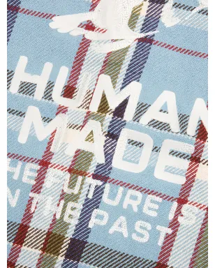 Human Made チェック柄ハート形ボタンシャツ ブルー - サムネイル5