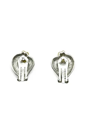 Jennifer Gibson Jewellery 1980年代 ハート型クリスタル イヤリング - サムネイル2