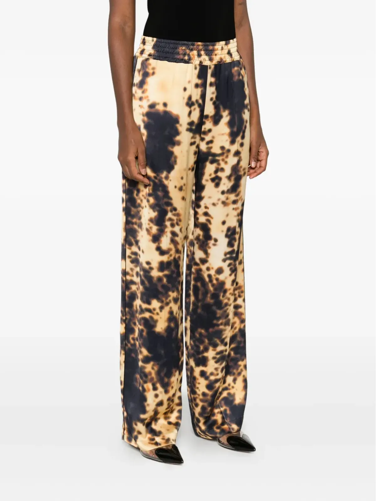 Victoria Beckham ウエストゴム入りプリントパンツ - 画像3