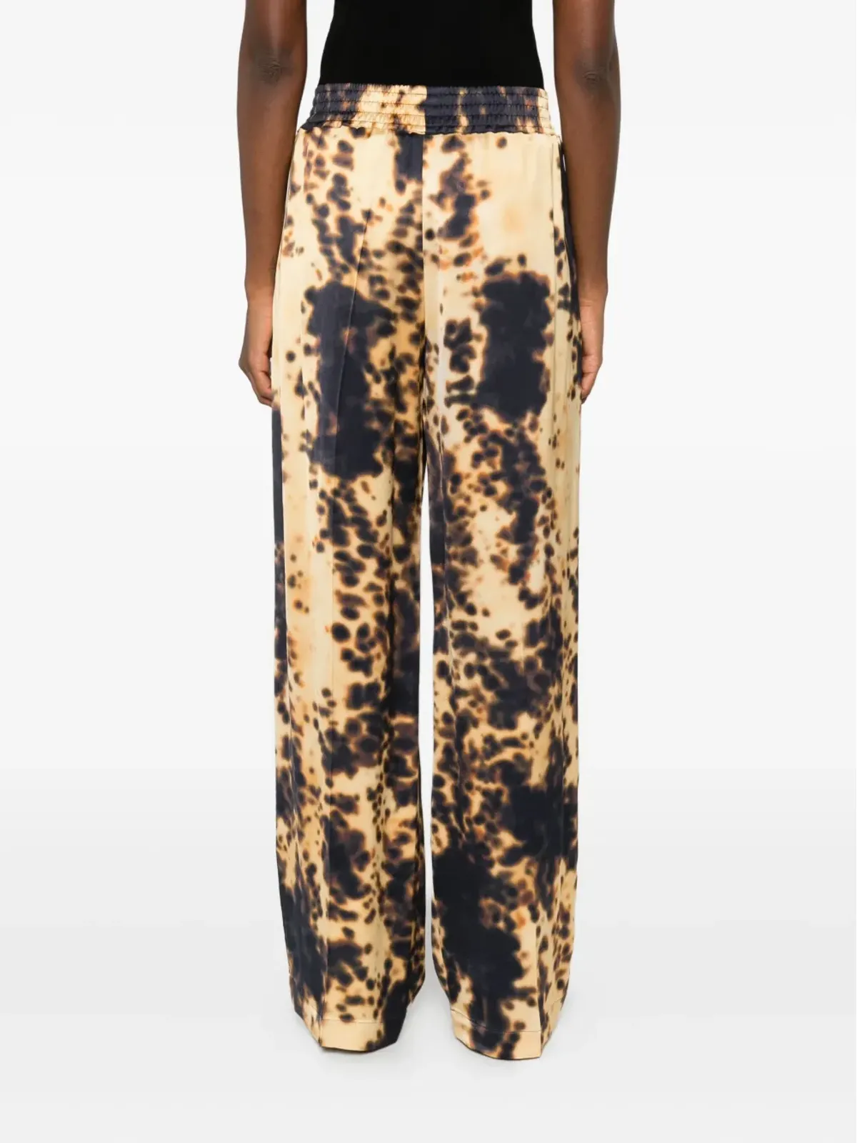 Victoria Beckham ウエストゴム入りプリントパンツ - 画像4