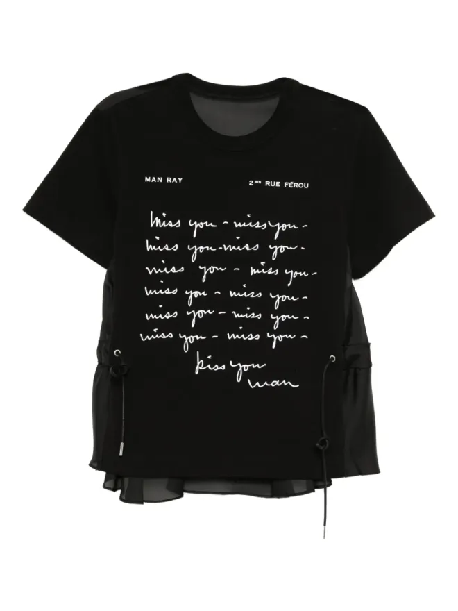 sacai sacai スクリプトプリント ブラウスの商品画像