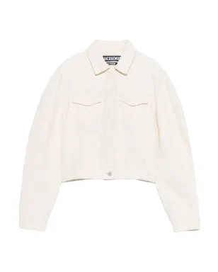 Jacquemus Le Ovalo de-Nîmes クロップドジャケット - サムネイル1