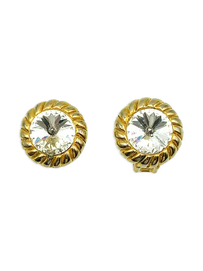 Jennifer Gibson Jewellery Jennifer Gibson Jewellery 1980年代クリスタル rivoli イヤリングの商品画像