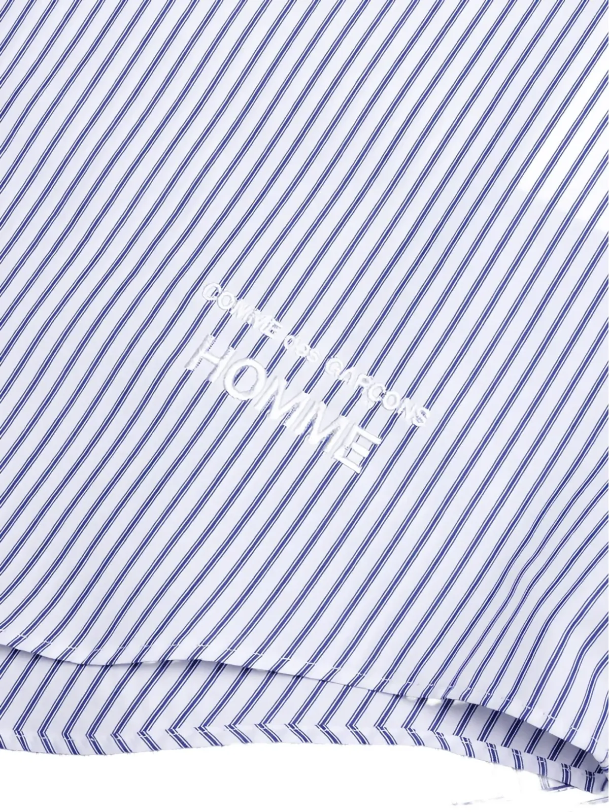 Comme des Garçons Homme ストライプ半袖シャツ - ブルー - 画像5