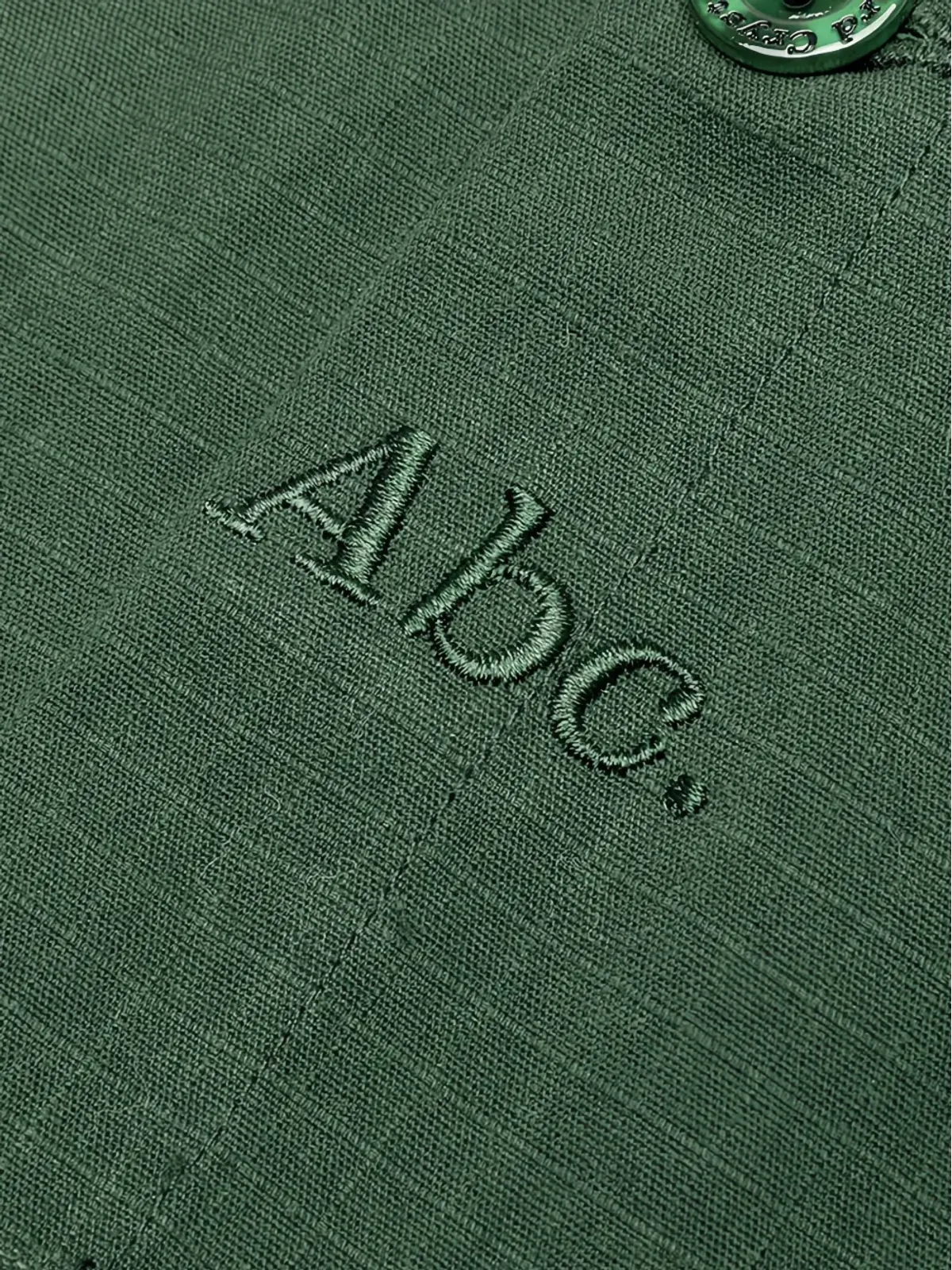 Advisory Board Crystals 刺繍ポケット付きボタンダウンシャツ - Green - 画像4