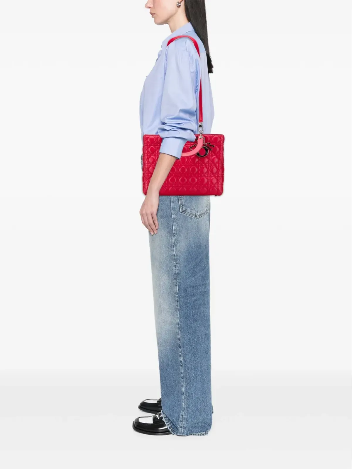 Christian Dior ビンテージ レディ ディオール サッチェル - 画像2