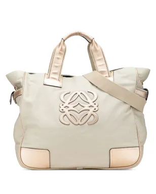 Loewe アナグラムキャンバス サッチェル - サムネイル1