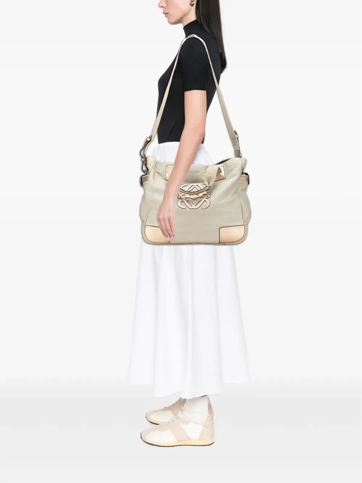 Loewe アナグラムキャンバス サッチェル - 画像2
