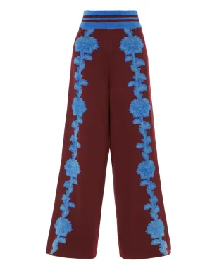 Temperley London 花柄ニットパンツ - サムネイル1