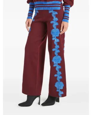 Temperley London 花柄ニットパンツ - サムネイル3