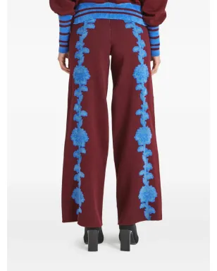 Temperley London 花柄ニットパンツ - サムネイル4