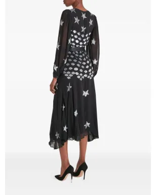 Temperley London エトワール スパンコールスター ラップドレス - サムネイル3