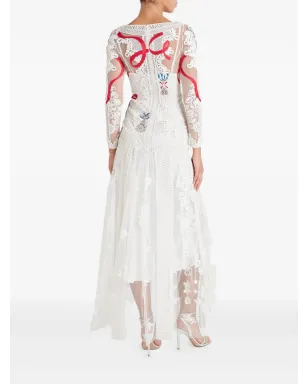 Temperley London ディアマンティン フローラルレース ドレス - サムネイル4