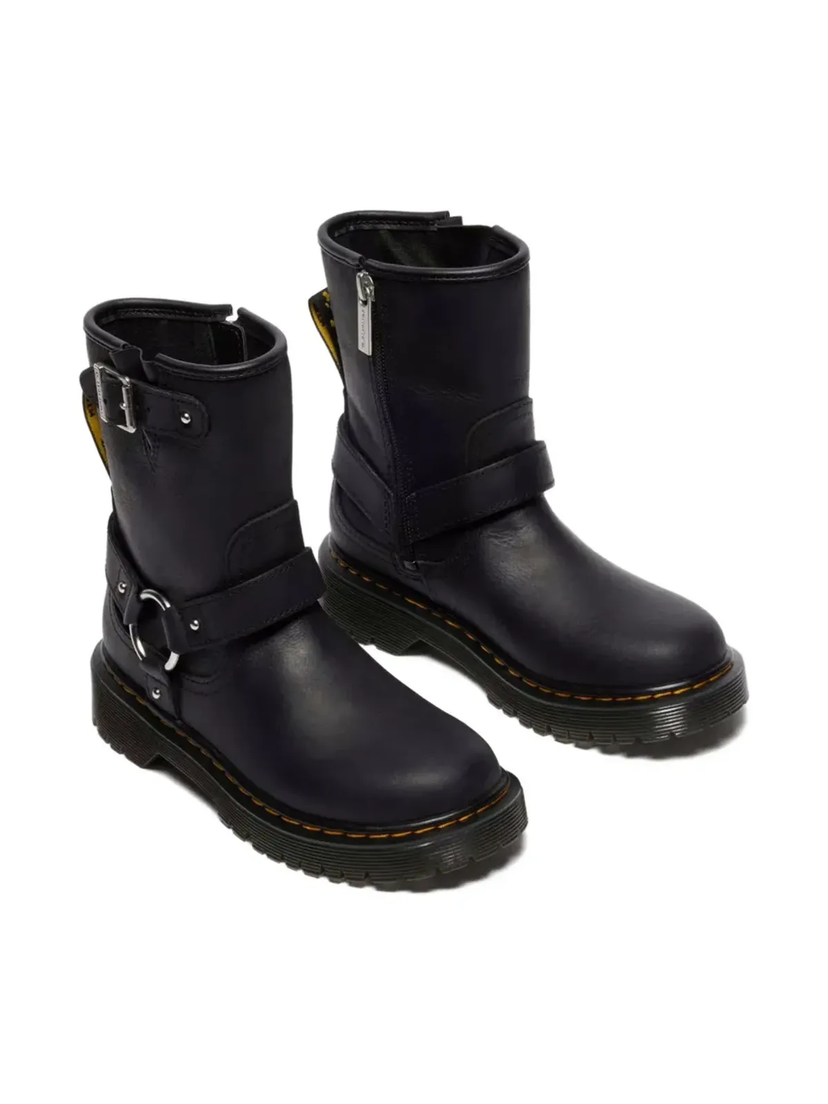 Dr. Martens Kids アニストーン バックルストラップ ブーツ - 画像3