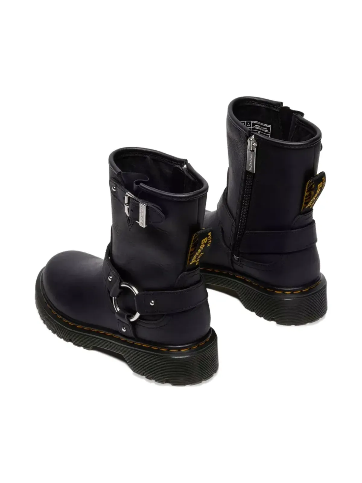 Dr. Martens Kids アニストーン バックルストラップ ブーツ - 画像4