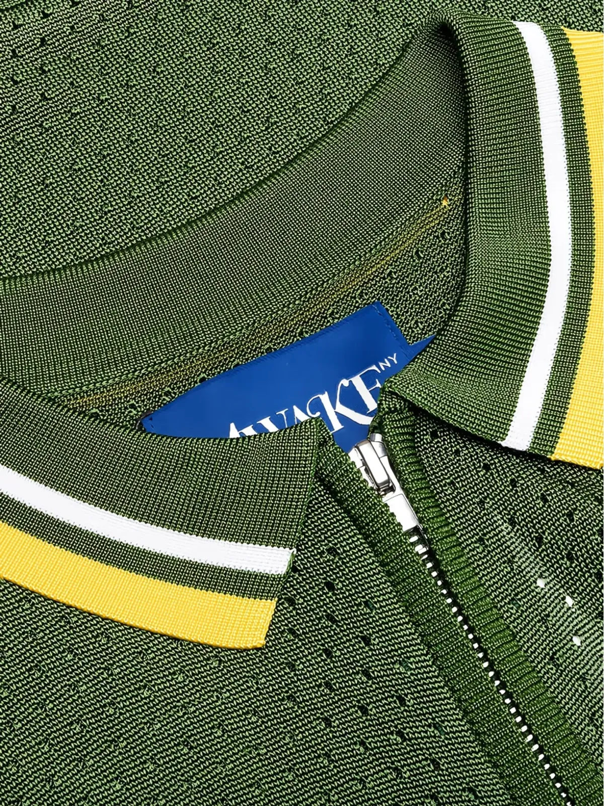 Awake NY ジップアップポロシャツ - 画像4