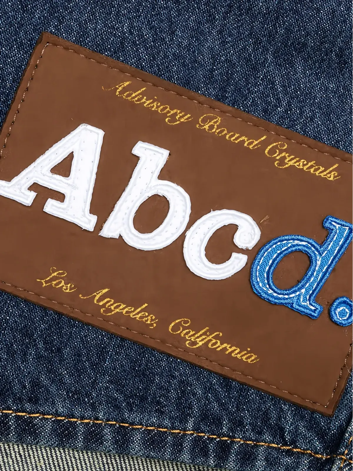 Advisory Board Crystals 刺繍ポケット付きデニムシャツ - 画像4