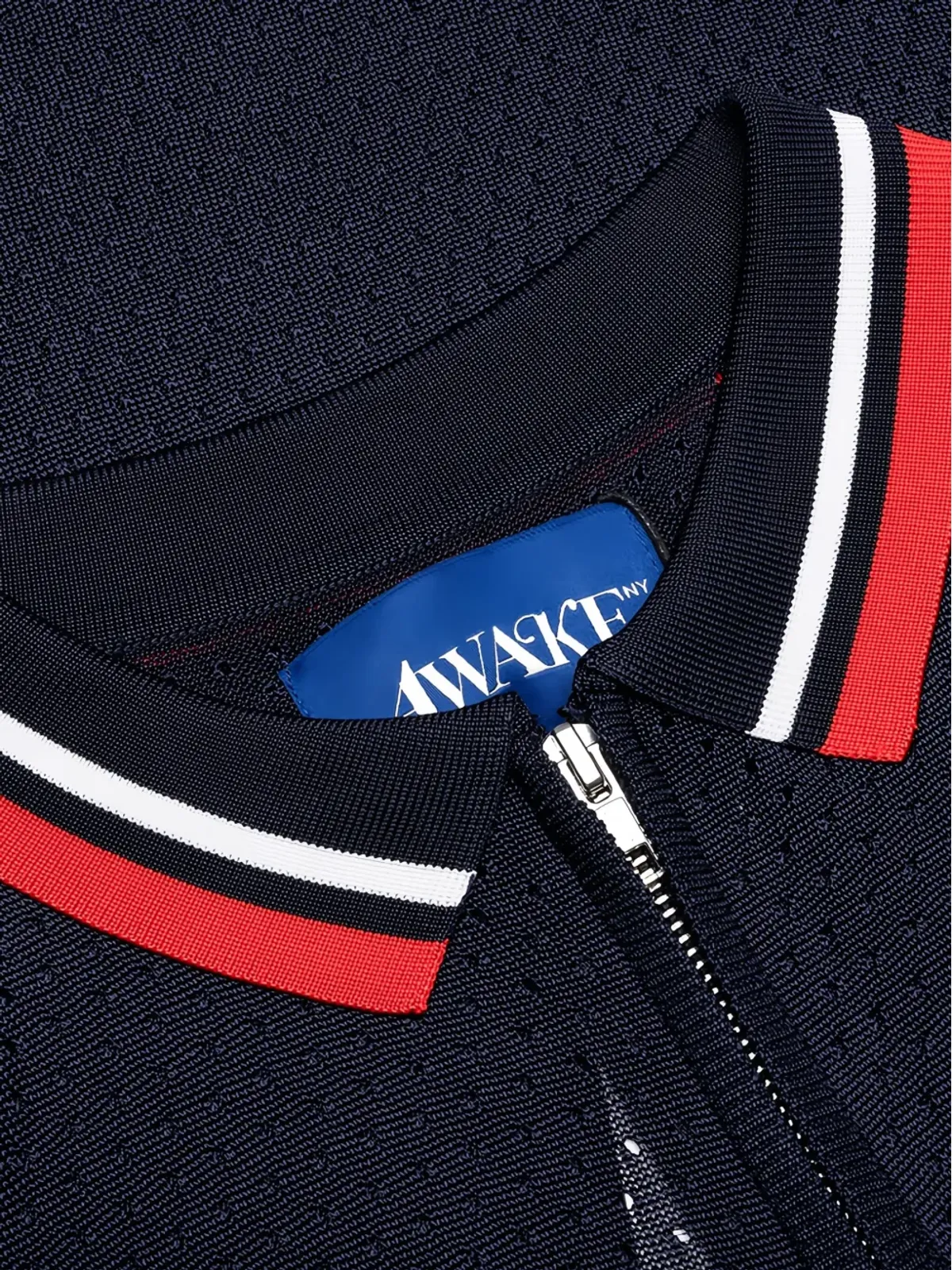 Awake NY ジップネックポロシャツ - 画像4