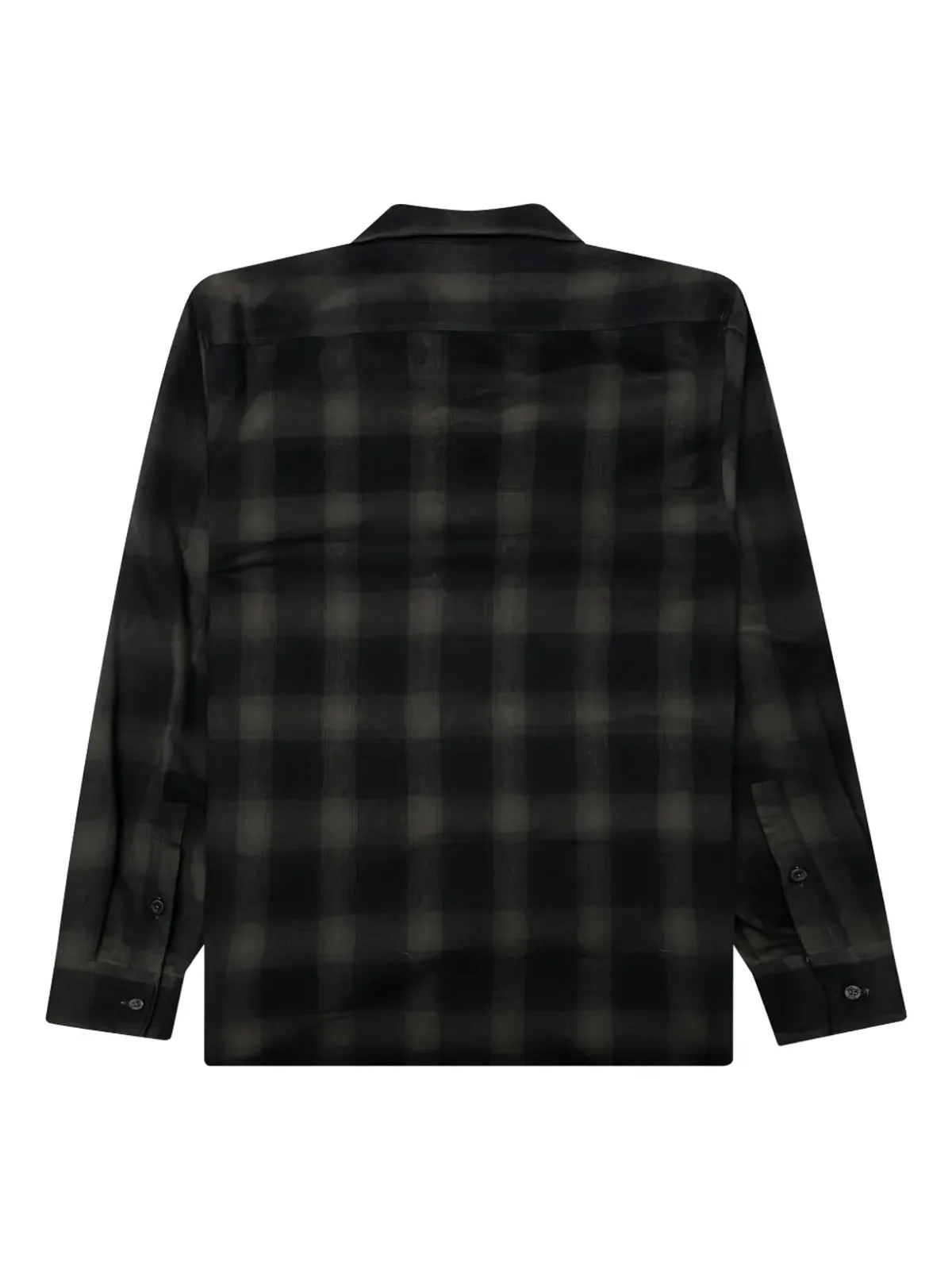 6 MONCLER 1017 ALYX 9SM plaid-pattern shirt - Black - 画像2