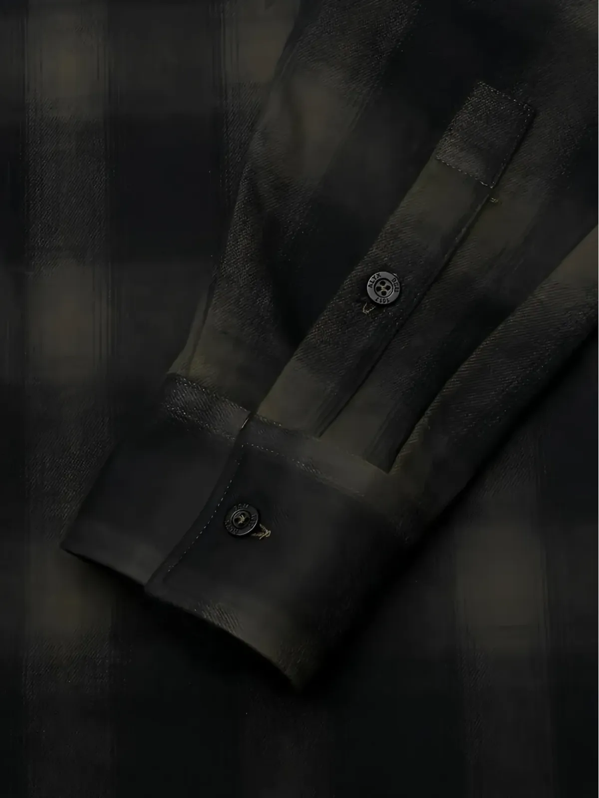 6 MONCLER 1017 ALYX 9SM plaid-pattern shirt - Black - 画像4