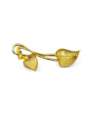 Jennifer Gibson Jewellery アイビー ブローチ（1980年代風） - サムネイル2