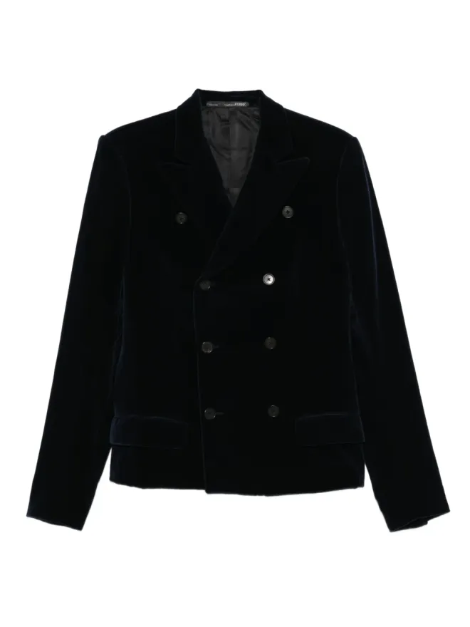 Gianfranco Ferré Pre-Owned Gianfranco Ferré Pre-Owned 1990年代 ダブルブレスト ベルベット ブレザーの商品画像