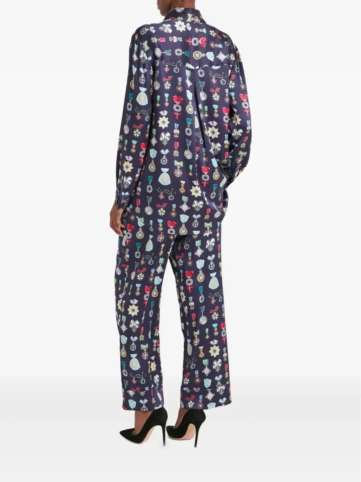 Temperley London グロリエット シルク トラウザーズ - 画像4