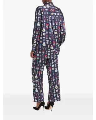 Temperley London グロリエット シルク トラウザーズ - サムネイル4
