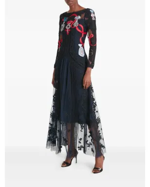 Temperley London ディアマンティン リボン装飾レースドレス - サムネイル3