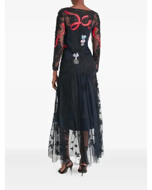 Temperley London ディアマンティン リボン装飾レースドレス - サムネイル4
