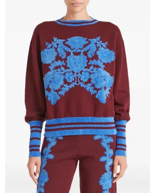 Temperley London 花柄装飾ウールセーター - サムネイル1