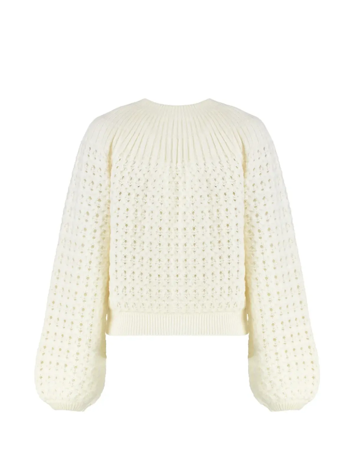 Chloé バルーンスリーブのオープンニットカーディガン - 画像2