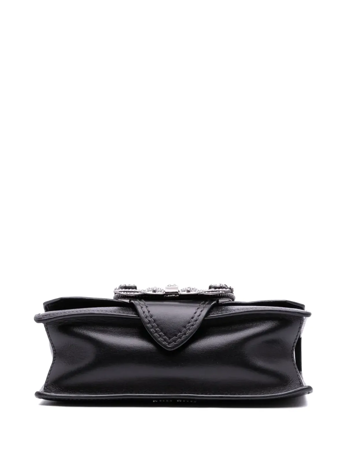 Miu Miu Pre-Owned ゴートスキン マドラス ソフトカーフ クリスタルエンベリッシュド クロスボディバッグ - 画像4