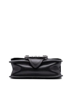 Miu Miu Pre-Owned ゴートスキン マドラス ソフトカーフ クリスタルエンベリッシュド クロスボディバッグ - サムネイル4