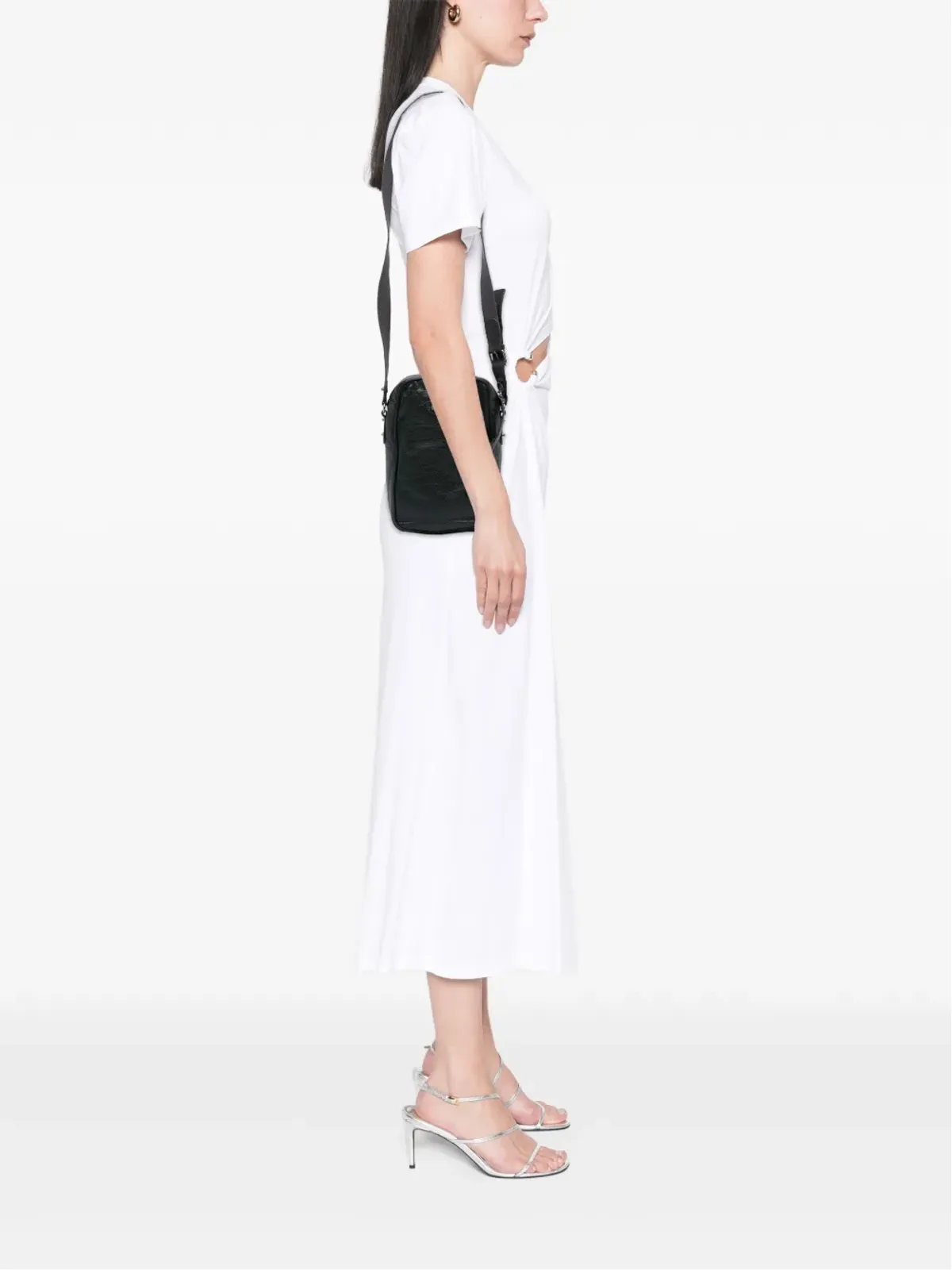 Balenciaga ビンテージ ラムスキン モトコロックス クラシック Reporter クロスボディバッグ - 画像2