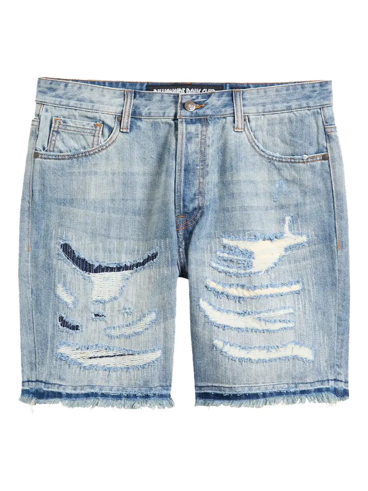 Billionaire Boys Club デニムショーツ（ダメージ加工・ブルー） - 画像1