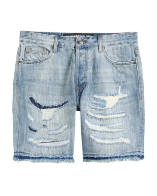 Billionaire Boys Club デニムショーツ（ダメージ加工・ブルー） - サムネイル1