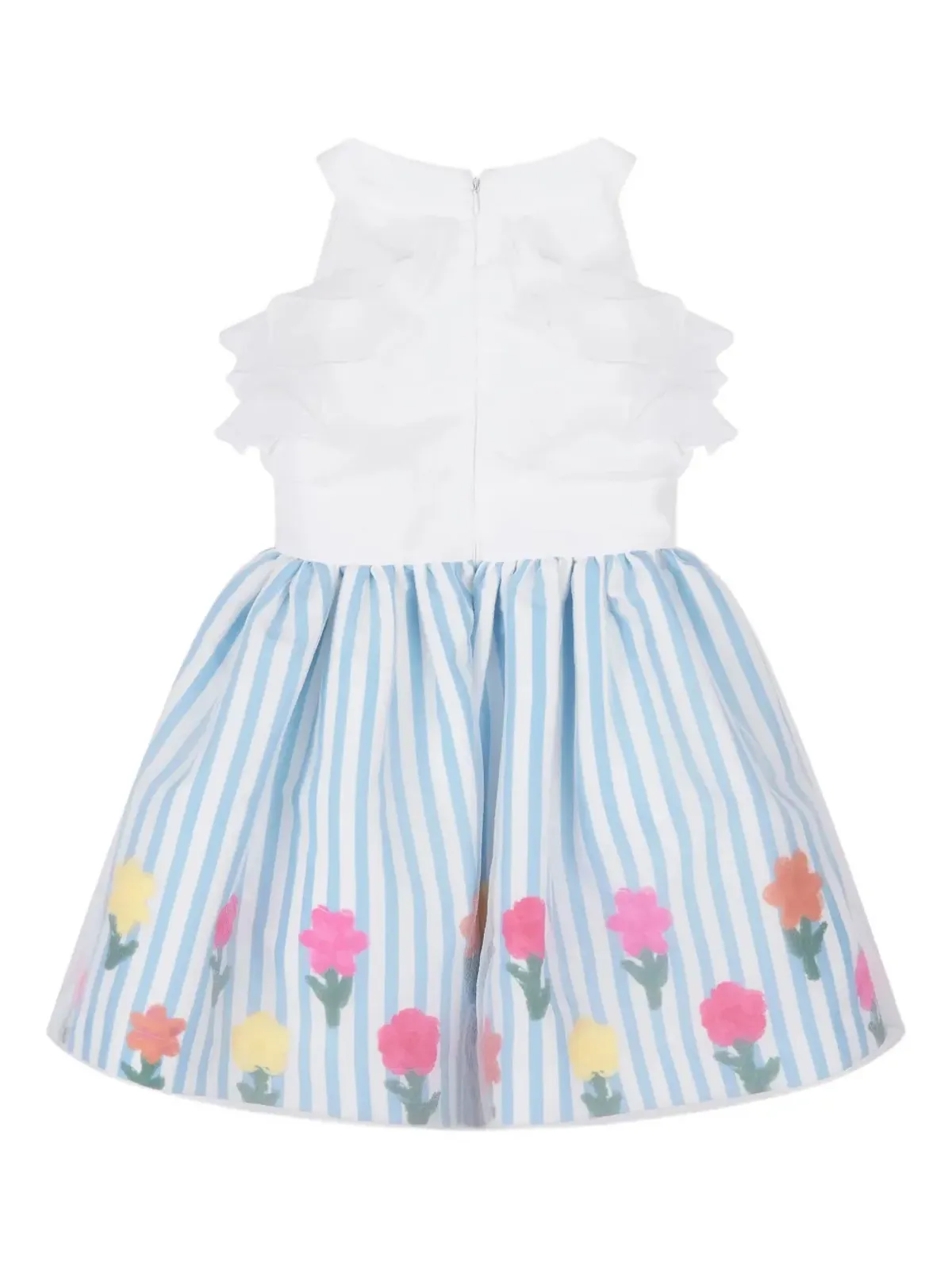 MAMA LUMA KIDS ラッフルディテールストライプドレス - 画像2