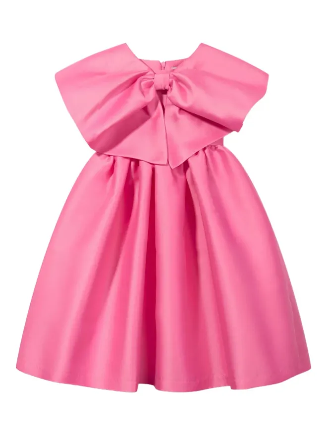 MAMA LUMA KIDS MAMA LUMA KIDS ボウネックAラインドレス - ピンクの商品画像
