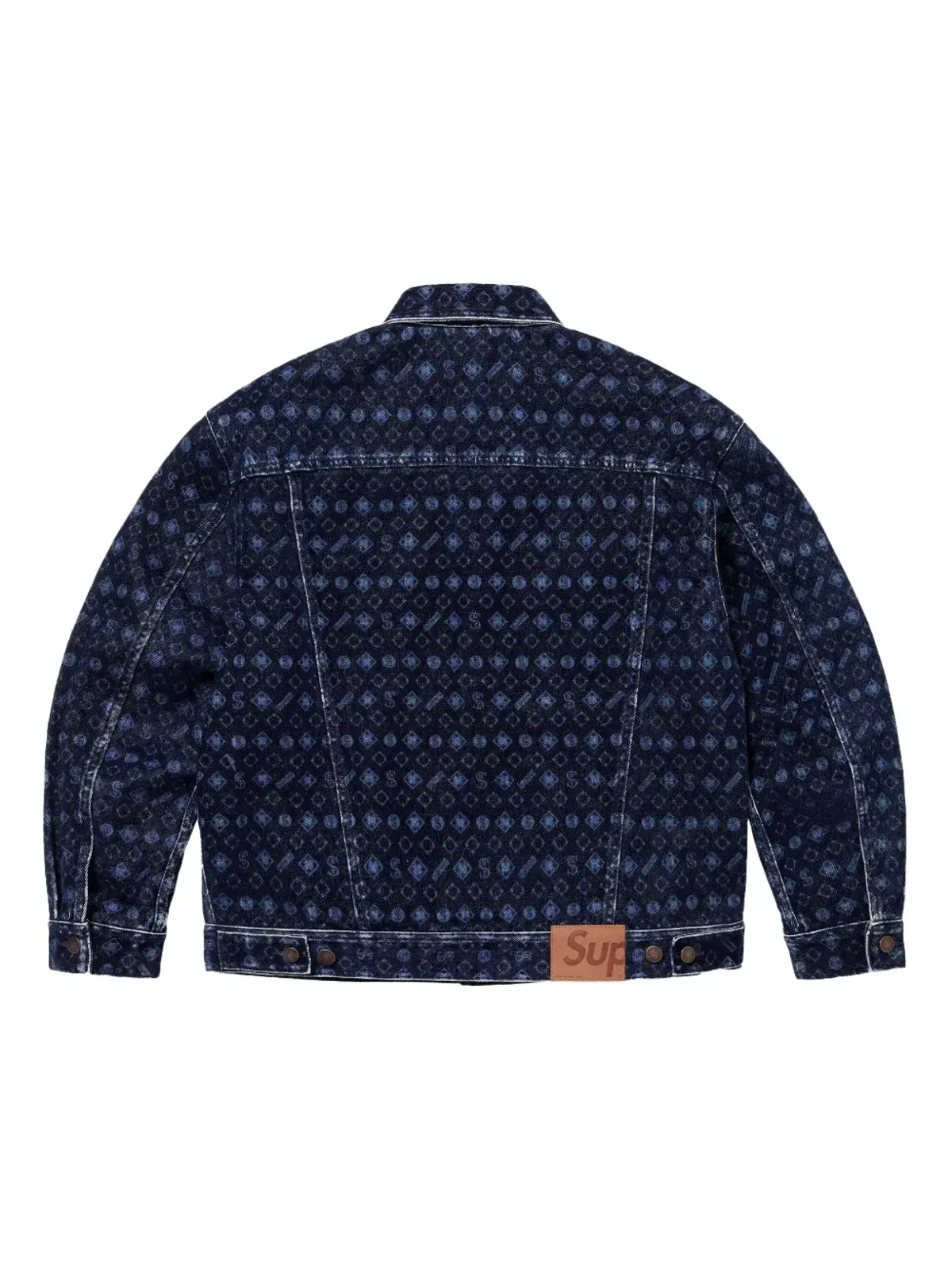 Supreme フロックプリントデニムジャケット - 画像2