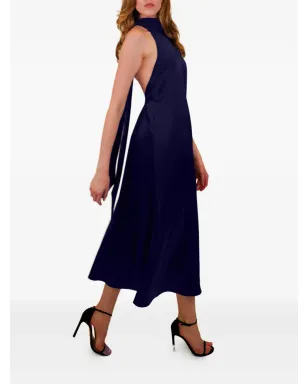 AZEEZA Meera high-neck midi dress - サムネイル4